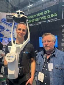 Henrik Akesson konsultchef Virutal Manufacturing och Matthias Glaad